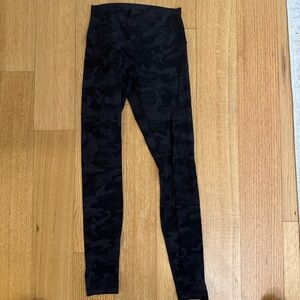 Black Camouflage Leggings